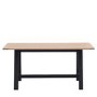 Eton Trestle Rectangle Farmhouse Dining Table Navy - Caspian House