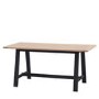 Eton Trestle Rectangle Farmhouse Dining Table Navy - Caspian House