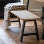 Eton Trestle Dining Bench Navy - Caspian House