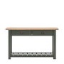 Eton 2 Drawer Console Table Green - Caspian House