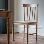 Set of 2 Natural Dining Chairs - Eton - Caspian House