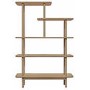 Kingham Open Bookcase Solid Oak - Caspian House