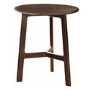 Round Walnut Side Table - Madrid