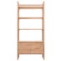 Madrid Soild Oak Bookcase with storage - Caspian House