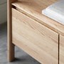 Madrid Soild Oak Bookcase with storage - Caspian House