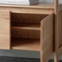 Madrid Soild Oak Bookcase with storage - Caspian House