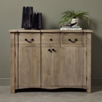 Large Solid Mango Wood Sideboard with Drawer - Copgrove