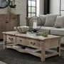 Rectangular Mango Wood Coffee Table with Storage - Copgrove