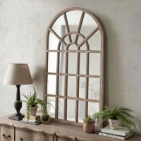 Arched Paned Wall Mirror - Copgrove