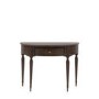 Half Moon Dark Wood Console Table - Madie