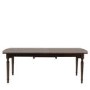 Large Dark Wood Extendable Dining Table - Seats 12 - Madie