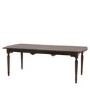 Large Dark Wood Extendable Dining Table - Seats 12 - Madie