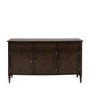 Large Dark Wood Sideboard with Drawers - Madie