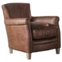 Brown Leather Armchair - Caspian House