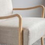 Chedworth Accent Chair in Natural Linen - Caspian House