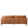 Osborne 3 Seater Sofa in Vintage Brown Leather - Caspian House