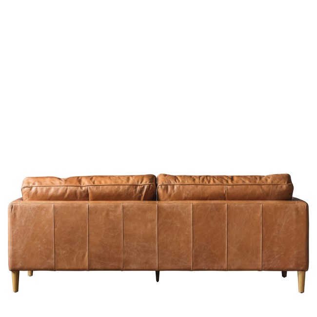 Osborne 3 Seater Sofa in Vintage Brown Leather - Caspian House