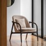 Taupe Boucle Armchair - Caspian House