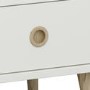 Off White Wooden Desk with Drawers - Softline 