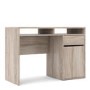 Oak Desk with Cupboard and Shelves - Function Plus