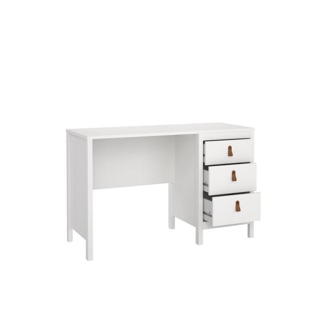 White Desk with Drawers - Barcelona 