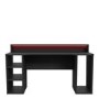 Black Gaming Desk 2 Shelves with Colour Changing LED - Tezaur