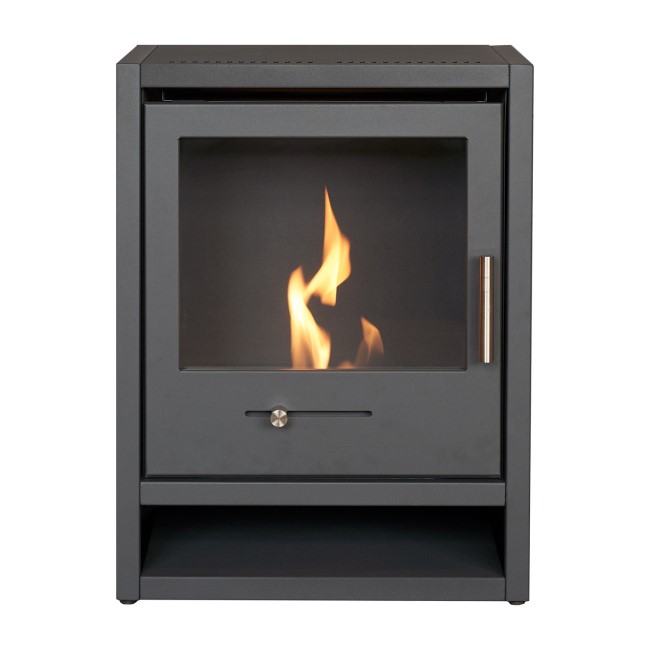 OKO S1 Bio Ethanol Stove in Charcoal Grey