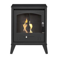 OKO S2 Bio Ethanol Stove in Charcoal Grey - Adam