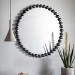 Round Ceretti Mirror Black 