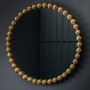 Round Ceretti Mirror Gold