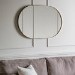 Oval Hurston Mirror Champagne