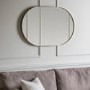 Oval Hurston Mirror Champagne