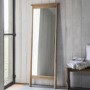 Rectangular Wycombe Cheval Mirror Wood Frame