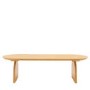 Curved Natural Coffee Table - Geo - Caspian House 