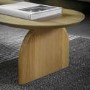 Curved Natural Coffee Table - Geo - Caspian House 