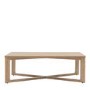 Rectangular Smoked Coffee Table - Caspian House 