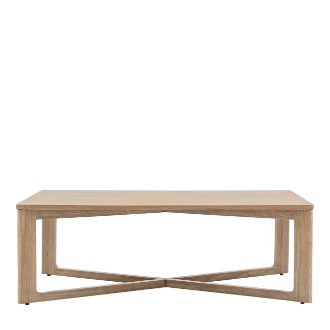 Rectangular Smoked Coffee Table - Caspian House 