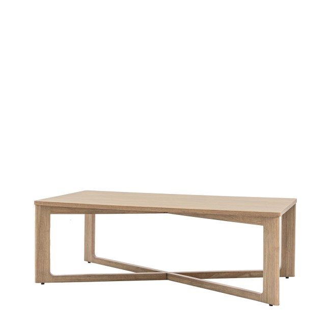 Rectangular Smoked Coffee Table - Caspian House 