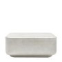 Curved Square Concrete Coffee Table - Pavia - Caspian House