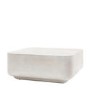 Curved Square Concrete Coffee Table - Pavia - Caspian House