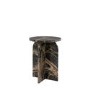 Marble Side Table Charcoal - Amalfi - Caspian House