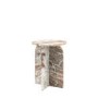 Marble Side Table Natural - Amalfi - Caspian House