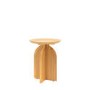 Curved Natural Side Table - Geo - Caspian House 