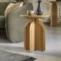 Curved Natural Side Table - Geo - Caspian House 