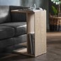 Oak Side Table with Storage - Milano - Caspian Hosue 