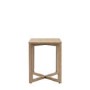 Square Smoked Side Table - Caspian House 