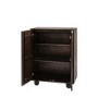 Mango Wood Small Shoe Cabinet - Arc - Caspian Hosue