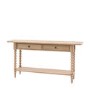 Oak Large Console Table with 2 Drawers - Artisan - Caspian House