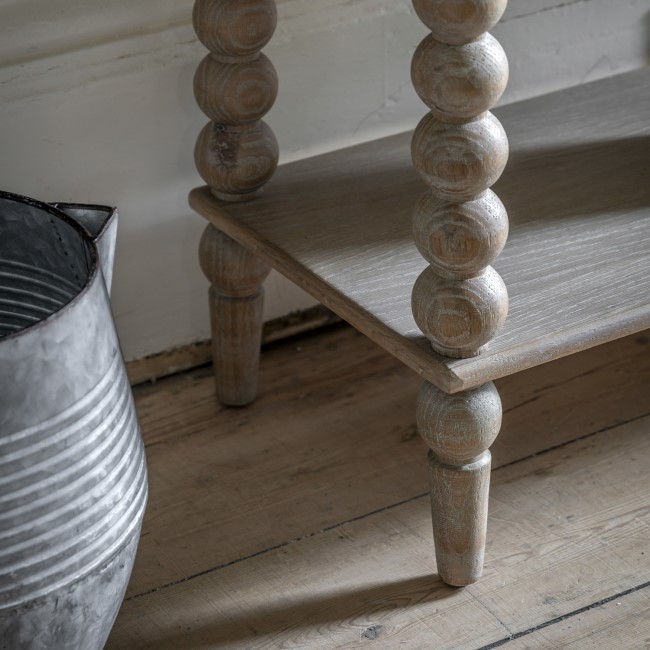 Oak Large Console Table with 2 Drawers - Artisan - Caspian House