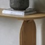 Large Curved Natural Console Table - Geo - Caspian House